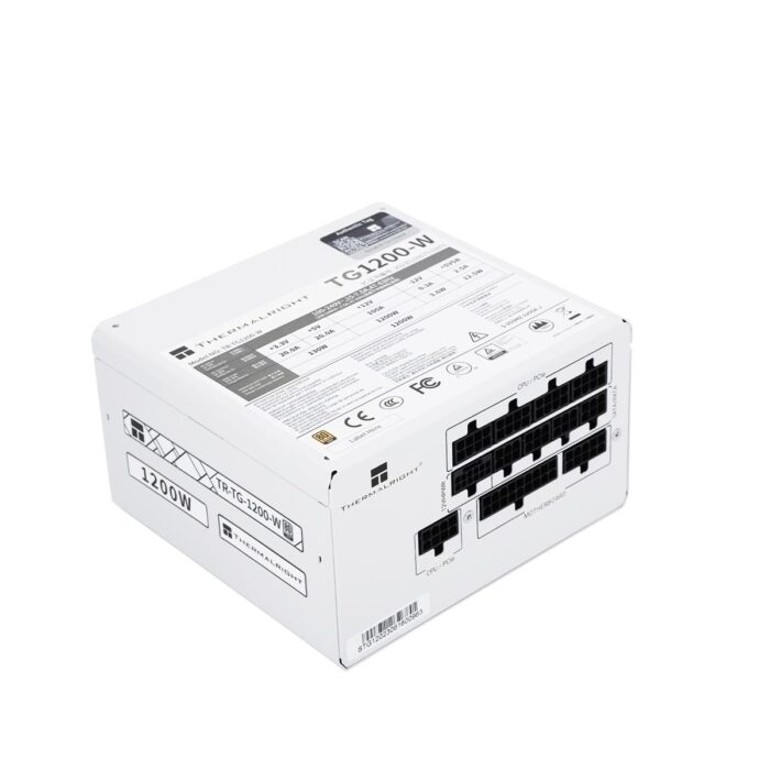 Thermalright TG-1200-W 1200W 80 Plus Gold Fully Modular Power Supply - White - Image 3