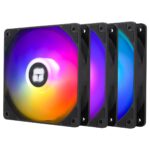 Thermalright TL-C12C-S X3 CPU Fan 120mm ARGB Case Cooler Fan, 4pin PWM Silent Computer with S-FDB Bearing Included, up to 1550RPM Cooling Fan (3 Quantities)