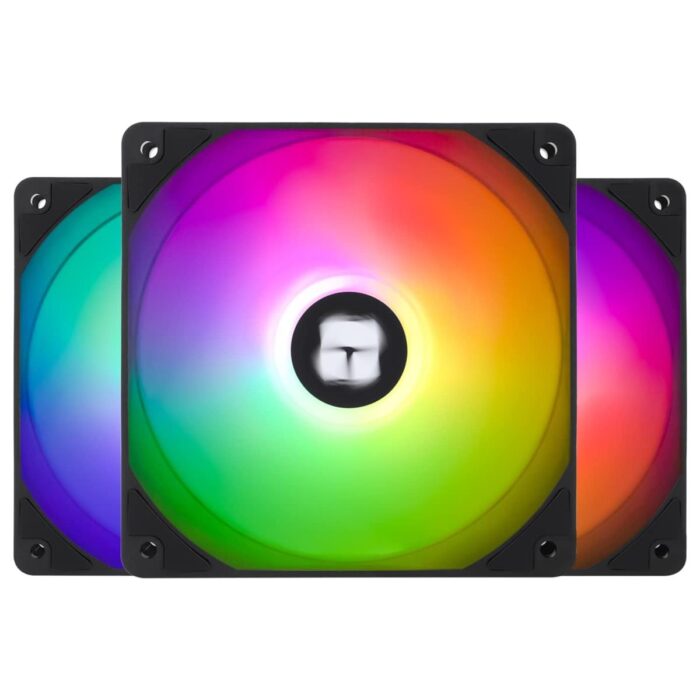 Thermalright TL-C12C-S X3 CPU Fan 120mm ARGB Case Cooler Fan, 4pin PWM Silent Computer with S-FDB Bearing Included, up to 1550RPM Cooling Fan (3 Quantities) - Image 3