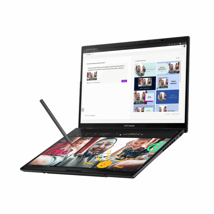 Asus Zenbook Duo UX8406CA-PZ005W Intel Core Ultra 9 32GB 2TB 14 Touch Display Win11 Gray (Official Warranty) - Image 4