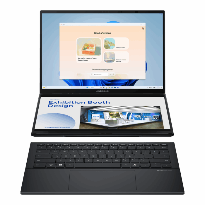 Asus Zenbook Duo UX8406CA-PZ005W Intel Core Ultra 9 32GB 2TB 14 Touch Display Win11 Gray (Official Warranty) - Image 2