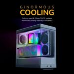 Hyte Thicc Q60 Digital ARGB LCD AIO 240mm Liquid CPU Cooler - Image 2
