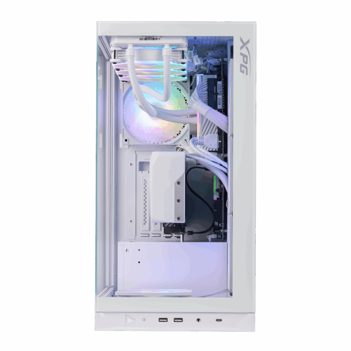 XPG Invader X ARGB Mid-Tower ATX Case - White - Image 3