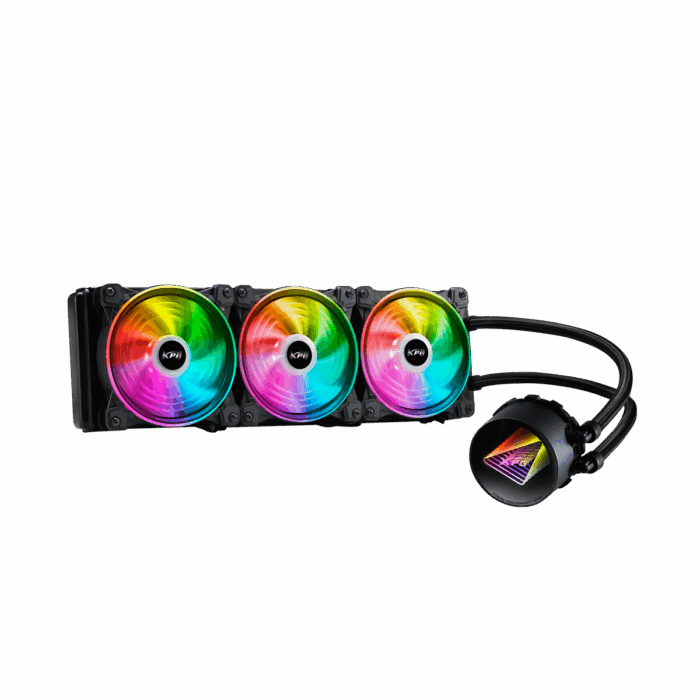 XPG Levante X 360 ARGB AIO Liquid CPU Cooler - Black - Image 3