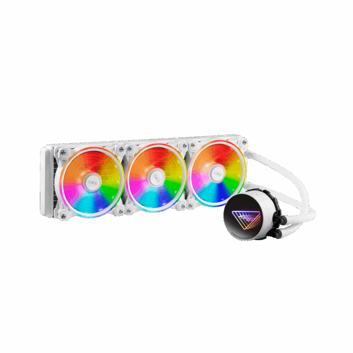 XPG Levante X 360 ARGB AIO Liquid CPU Cooler - White - Image 2