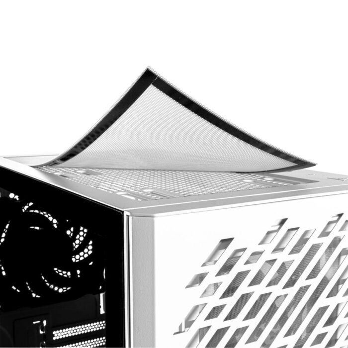 XPG Valor Air Mid-Tower ATX Case - White - Image 3