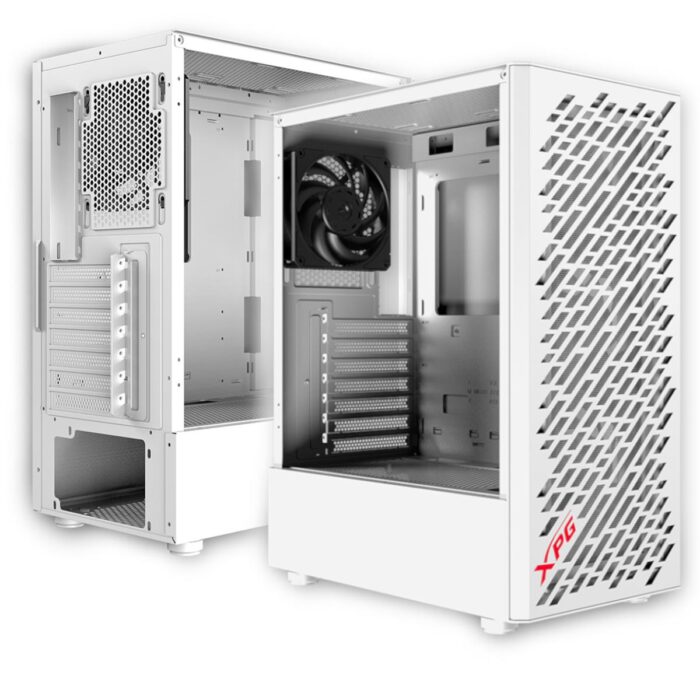 XPG Valor Air Mid-Tower ATX Case - White - Image 2