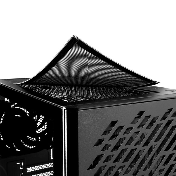 XPG Valor Air Mid-Tower ATX Case - Black - Image 4
