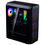XPG Valor Air Plus ARGB Mid-Tower ATX Case - Black - Image 2