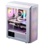 XPG Valor Air Plus ARGB Mid-Tower ATX Case - White - Image 2