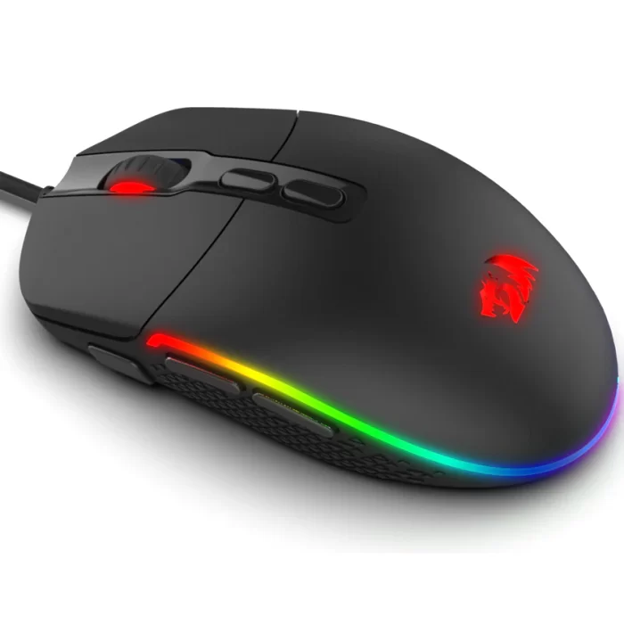Redragon M719 INVADER RGB Gaming Mouse with Fire Button, 10,000 DPI (Black) - Image 2