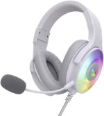 Redragon H350W PANDORA RGB USB Gaming Headset (White) - Image 2