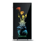 Redragon GC608 Steel Jaw Pro Gaming PC Tempered Glass Front Side, 2 x RGB Fan, Micro ATX Desktop Chassis - Image 3