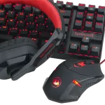 Redragon K552-BB Keyboard, M601 Mouse, P001 Mousepad and H120 Headset Combo Set (4 in 1) - Image 3