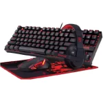 Redragon K552-BB Keyboard, M601 Mouse, P001 Mousepad and H120 Headset Combo Set (4 in 1) - Image 2