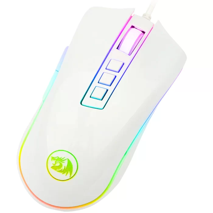Redragon M711W COBRA RGB Gaming Mouse (White) - Image 4