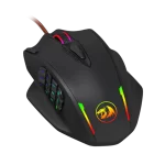 Redragon M908 Impact RGB LED MMO Gaming Mouse with 12 Side Buttons, Optical Wired Ergonomic Mouse with Max 12,400 DPI, High Precision, 18 Programmable Macro Shortcuts, Comfort Grip, Black - Image 3