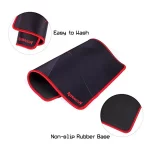 Redragon P012 Capricorn Mouse Pad with Stitched Edges, Premium-Textured Mouse Mat, Non-Slip Rubber Base Waterproof Large 33x26cm - Image 2