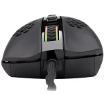 Redragon M808 STORM LUNAR Lightweight RGB Gaming Mouse, 12400 DPI (Black) - Image 3