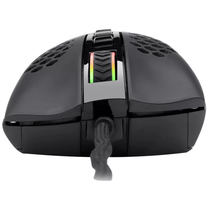 Redragon M808 STORM LUNAR Lightweight RGB Gaming Mouse, 12400 DPI (Black) - Image 3