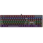 Redragon K608 VALHEIM Rainbow Mechanical Gaming Keyboard, 104 Keys NKRO Tactile Blue Switches