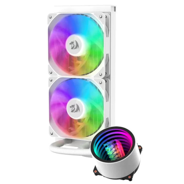 Redragon CCW 3011 White ARGB Low Noise Dual 120mm Fan - Image 3