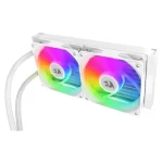 Redragon CCW 3011 White ARGB Low Noise Dual 120mm Fan - Image 2