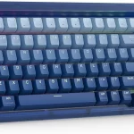 Redragon GAREN PRO K656WB-RGB-PRO | 3-Mode Wireless RGB Hot-Swappable Mechanical Gaming Keyboard – 100 Keys – Gradient BlueMade