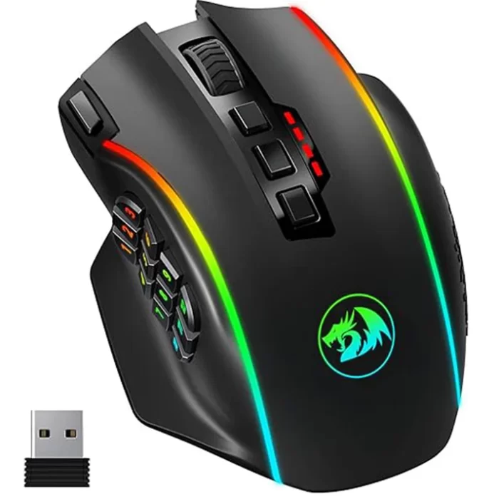 Redragon M901P-KS Perdition Pro RGB Wireless & Wired Gaming Mouse - Image 3