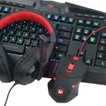 Redragon S101-BA-2 Wired Gaming Keyboard, Mouse, Headset, Mousepad Combo Set (4 In 1) - Image 2