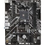 Gigabyte B450M K AMD AM4 microATX Motherboard, GbE LAN, Bandwidth Management, ​PCIe Gen3 x4 M.2, Anti-Sulfur Resistor Design​ - Image 2