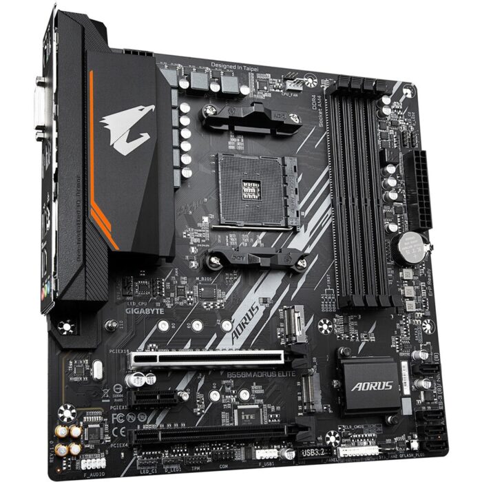Gigabyte B550M Aorus Elite AMD AM4 microATX Motherboard - Image 2