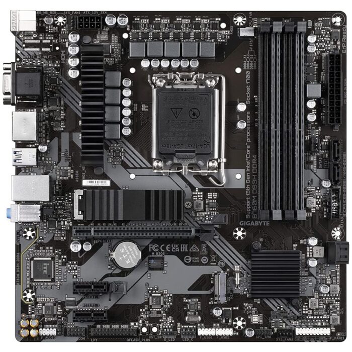 Gigabyte B760M DS3H DDR4 Intel 12/13th Gen microATX Motherboard - Image 3