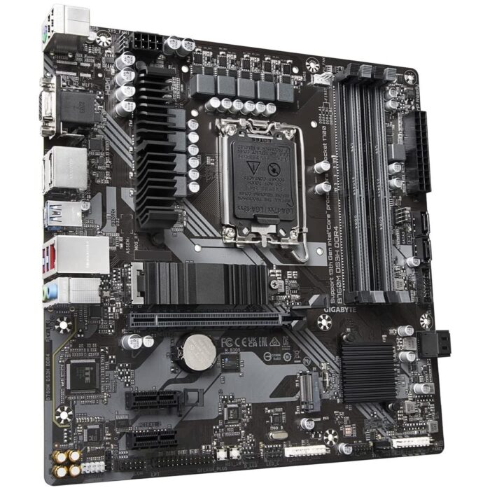 Gigabyte B760M DS3H DDR4 Intel 12/13th Gen microATX Motherboard - Image 2