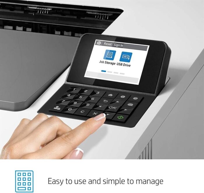 HP Color LaserJet Enterprise M455dn Desktop Laser Printer - Color 12" x 16.3" x 18.6", Automatic Duplex Printer - Image 4