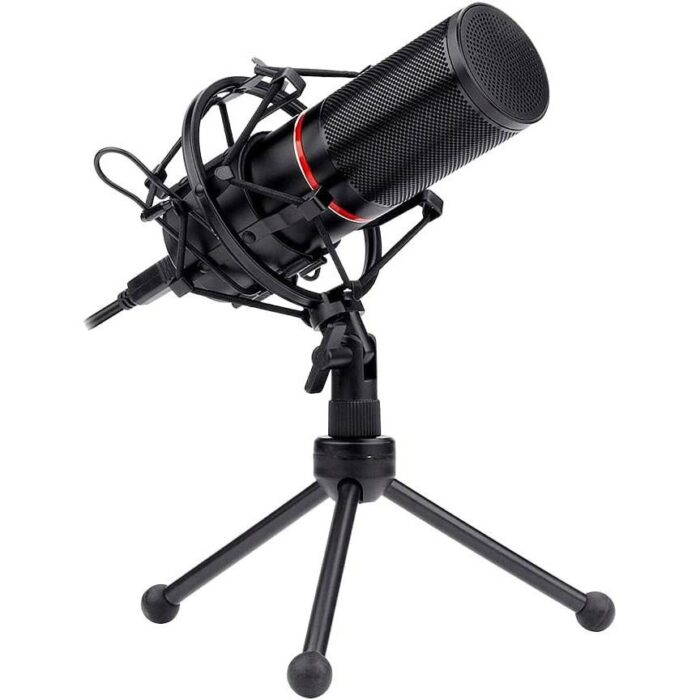 Redragon Blazar GM300 USB Gamer and Streamer Condenser Microphone, Black - Image 2