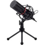 Redragon Blazar GM300 USB Gamer and Streamer Condenser Microphone, Black
