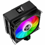 Redragon CC-1013 Digital ARGB CPU Cooler With Temperature Display 12cm RGB Fan 4x Heat Pipes