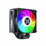 Redragon CC-1013 Digital ARGB CPU Cooler With Temperature Display 12cm RGB Fan 4x Heat Pipes - Image 2
