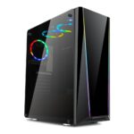Redragon GC-702 Tailgate RGB Mid-Tower ATX Case - Black