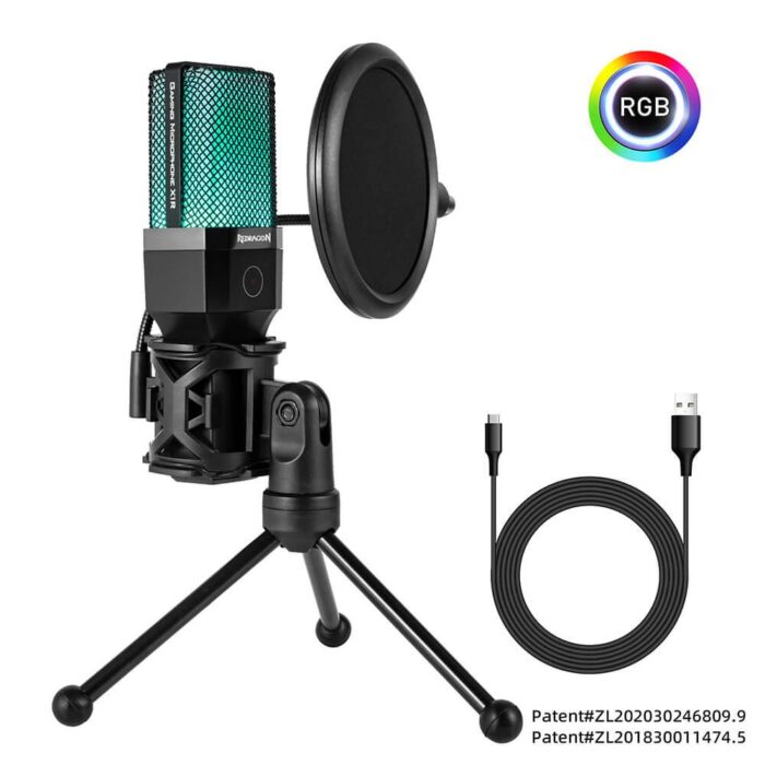 Redragon GM212 Adne RGB Streaming Microphone - Image 3