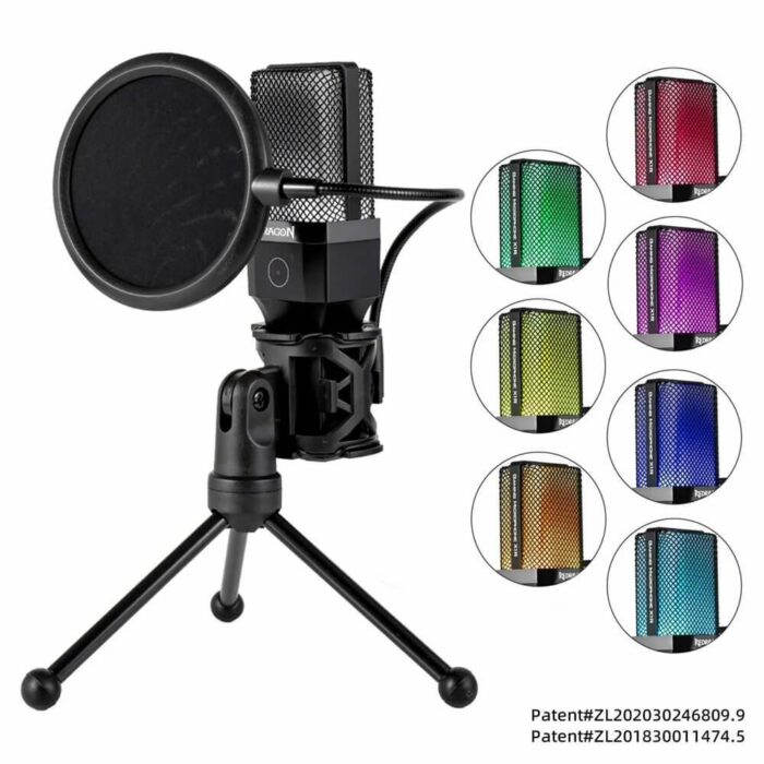 Redragon GM212 Adne RGB Streaming Microphone - Image 2