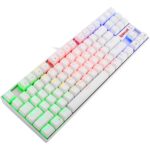 Redragon K552 Kumara Mechanical Gaming Keyboard, 60% Compact 87 Key Kumara Wired Cherry MX Blue Switches Equivalent for Windows PC Gamers, RGB Backlit White - Image 2