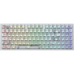 Redragon K658CT Irelia Pro SE Wireless Transparent Mechanical Gaming Keyboard, Tri Mode Connectivity (White) - Image 2