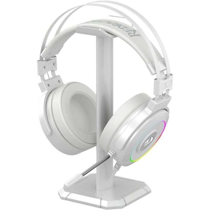 Redragon Lamia 2 H320 RGB Gaming Headset White - Headphones with Microphone, Includes Stand, Powerful Headphones, USB, 7.1 Virtual, PC Compatible - Image 2