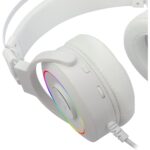 Redragon Lamia 2 H320 RGB Gaming Headset White - Headphones with Microphone, Includes Stand, Powerful Headphones, USB, 7.1 Virtual, PC Compatible - Image 4