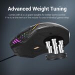 Redragon M601 Centrophorus 2 RGB Wired Gaming Mouse, 7200 DPI 6 Buttons Ergonomic Gaming Mouse for PC - Image 3