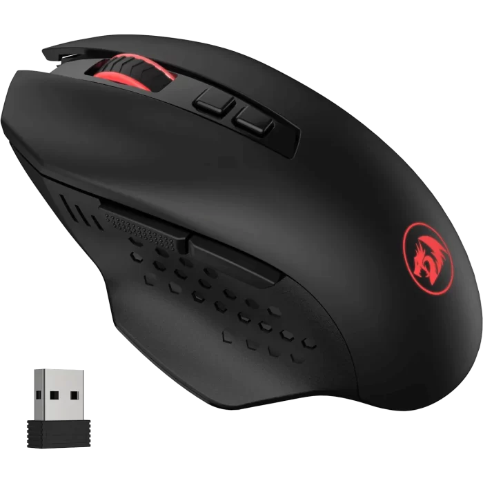 Redragon M656 GAINER Wireless Gaming Mouse, 3200 DPI (Black) - Image 2