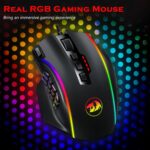 Redragon M901-K-2 Perdition 4 Wired Gaming Mouse, MMO Gaming Mouse UP 16,000 DPI, 16 Macro Programmable Buttons, RGB Gaming Mouse with 12 Side Buttons, 8x 2.4g Weight Tuning for PC Laptop MOBA FPS, Black - Image 7