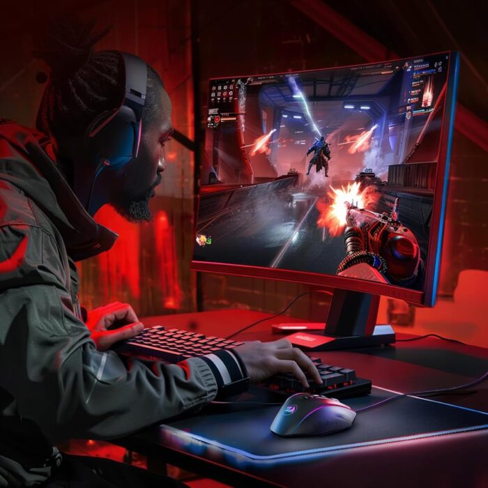 Redragon M901-K-2 Perdition 4 Wired Gaming Mouse, MMO Gaming Mouse UP 16,000 DPI, 16 Macro Programmable Buttons, RGB Gaming Mouse with 12 Side Buttons, 8x 2.4g Weight Tuning for PC Laptop MOBA FPS, Black - Image 3